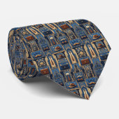 Vaderdag Dapper Dad Patroon Das (Opgerold)