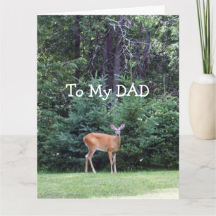 Vaderdag Deer Kaart