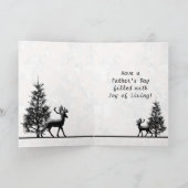 Vaderdag Deer Kaart (Binnen)