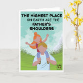 Vaderdag - Dochterliefde Kaart (Gele Bloem)