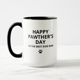 Vaderdag Dog Dad Mok, Gepersonaliseerde Huisdier M Mok
