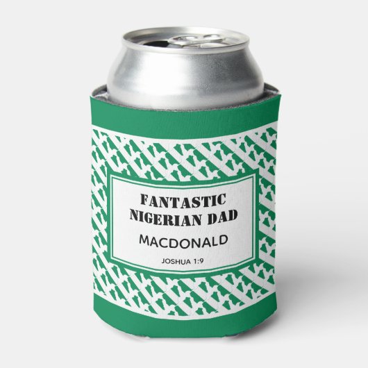 Vaderdag FANTASTIC NIGERIAN DAD Persoonlijk Blikjeskoeler (Blikje Voorkant)