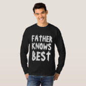 VADERDAG FATHER KNOWS BEST DAD T-SHIRTS (Voorkant volledig)