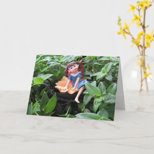 Vaderdag Favoriete Kaart (Gele Bloem)