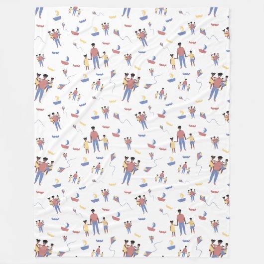 Vaderdag Fleece Blanket (Voorkant)