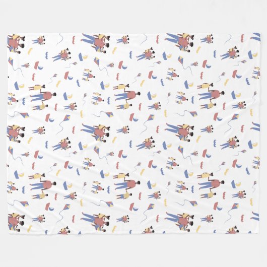 Vaderdag Fleece Blanket (Voorkant (Horizontaal))