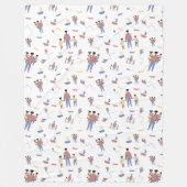 Vaderdag fleece deken (Voorkant)