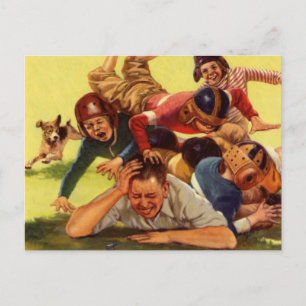Vaderdag, Football Kinder en Familiehond Briefkaart