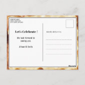 Vaderdag Foto BBQ Party Briefkaart (Achterkant)