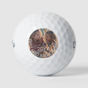 Vaderdag foto Beste vader ter wereld Year Golfballen