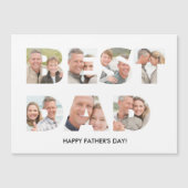 Vaderdag Foto Collage Best Dad Cool (Voorkant)