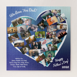 Vaderdag Foto Collage Gift Custom Puzzle Legpuzzel