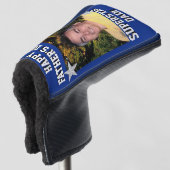vaderdag Foto "Superstar Dad" Golfheadcover (3/4 voorkant)