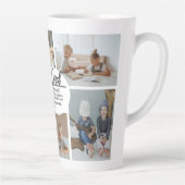 Vaderdag fotocollage latte mok (Rechts)