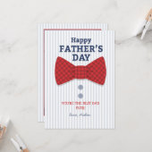 Vaderdag-fotokaart Kaart (Voorkant / Achterkant in situ)