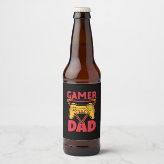 Vaderdag Gamer Dad Bier Etiket