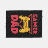 Vaderdag Gamer Dad Fleece Deken (Voorkant (Horizontaal))