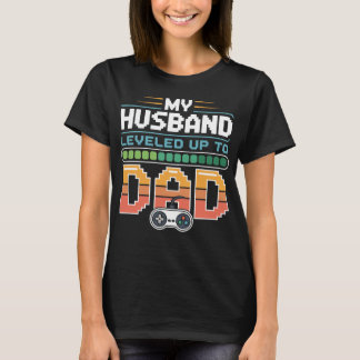 Vaderdag Gamer Dad Level Up Man Gift T-shirt