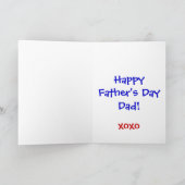 Vaderdag Gay Pride Kaart (Binnen)