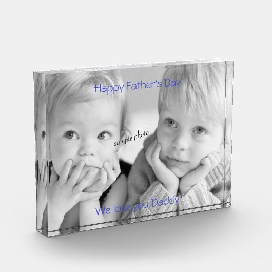 Vaderdag, gepersonaliseerd, aangepaste foto (Links)