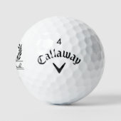 Vaderdag | Gepersonaliseerde Monogrammed Callaway Golfballen (Logo)