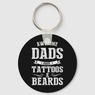 Vaderdag Geweldige Dads hebben Tattoos Sleutelhanger