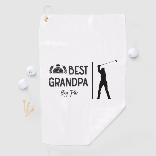 Vaderdag Gift | Beste opa op par Golfhanddoek (Insitu)