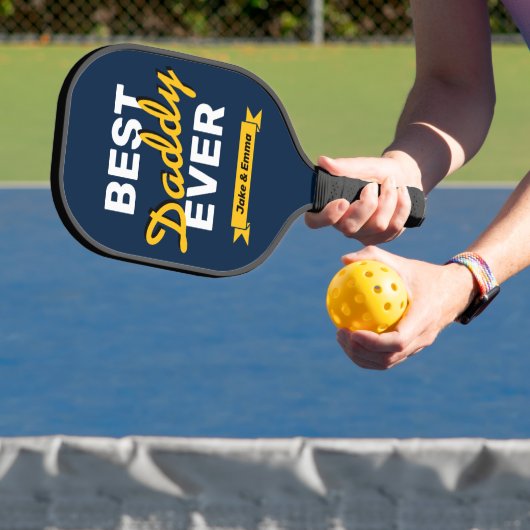 Vaderdag Gift | Beste papa pickleball paddle (Insitu)