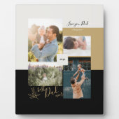 Vaderdag gift Beste vader ooit Foto Collage Fotoplaat (Voorkant)