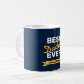 Vaderdag Gift | Beste vader ooit koffie Mok (Voorkant links)