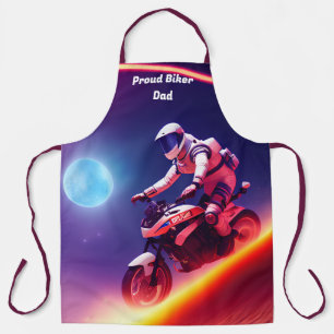 Vaderdag Gift, Cool Futuristische Biker Papa Schort