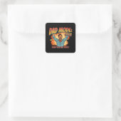 Vaderdag Gift | Dad Mode Vierkante Sticker (Tas)