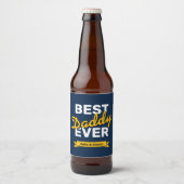 Vaderdag Gift | Gepersonaliseerd bierlabel Bier Etiket (Voorkant)