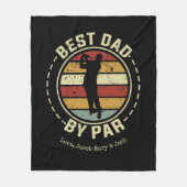 Vaderdag Golf Fleece Deken (Voorkant)