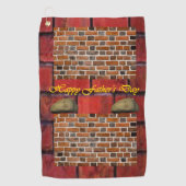 Vaderdag Golf Towel Golfhanddoek (Voorkant)
