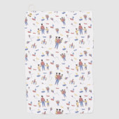Vaderdag Golf Towel Golfhanddoek (Voorkant)