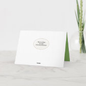 Vaderdag Golfen Feestdagen Kaart (Achterkant)