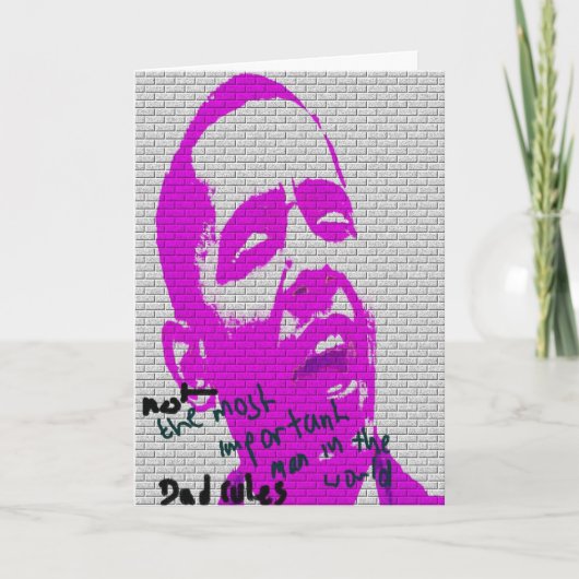 Vaderdag Graffiti Kaart (Voorkant)