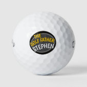 Vaderdag Grappig Gezegde Golfballen (Voorkant)
