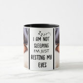 Vaderdag Grappige Nieuwe Papa Foto Mok (Midden)