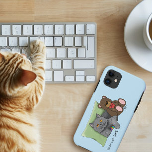 Vaderdag Grey Cat iPhone 11 Hoesje