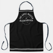 Vaderdag Grill Master Modern Funny Chef Schort (Voorkant)