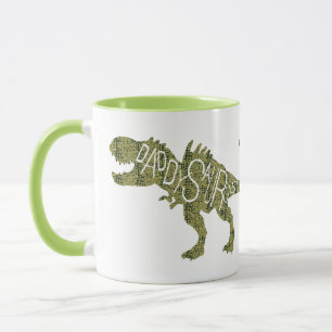 Vaderdag - Groene Daddysaurus dinosaurus Mok