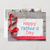 Vaderdag Groet Briefkaart (Voorkant / Achterkant)