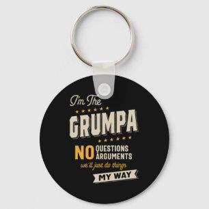 Vaderdag Grumpa Way Funny Grandpa Sleutelhanger