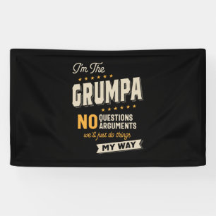 Vaderdag Grumpa Way Funny Grandpa Spandoek