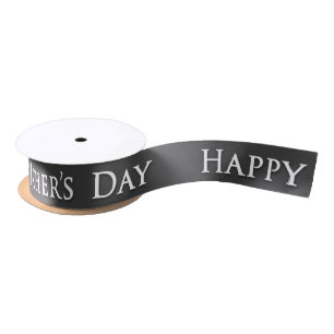vaderdag "Happy Vaderdag" in wit / grijs Lint