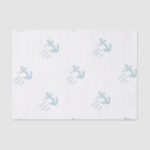 Vaderdag - "Happy Vaderdag" - Nautisch Tissuepapier