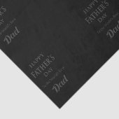 Vaderdag - "Happy Vaderdag" zwart/grijs Tissuepapier (Detail)