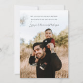 Vaderdag Heartfelt Quote Flat Holiday Kaart (Voorkant)